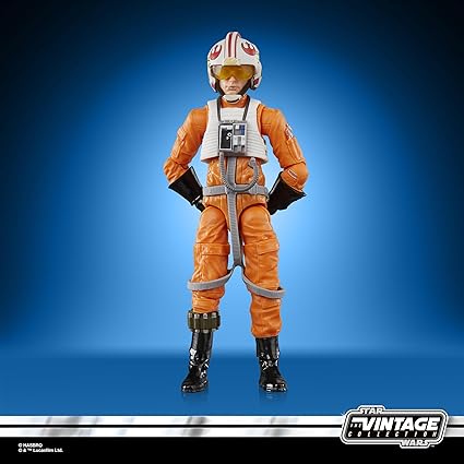 Luke Skywalker X-Wing Pilot standing at parade rest, Hasbro Star Wars The Vintage Collection
