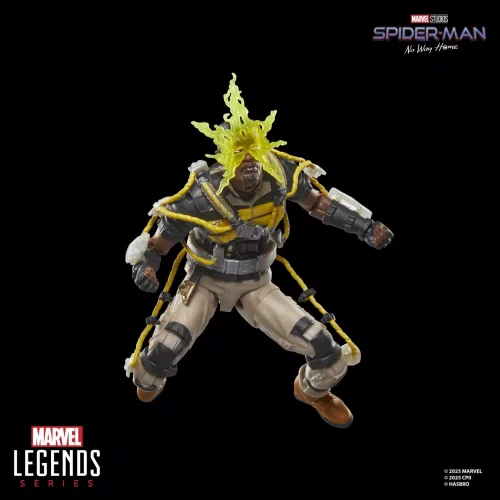 Hasbro Marvel Legends Electro Spider-Man No Way Home without effects.