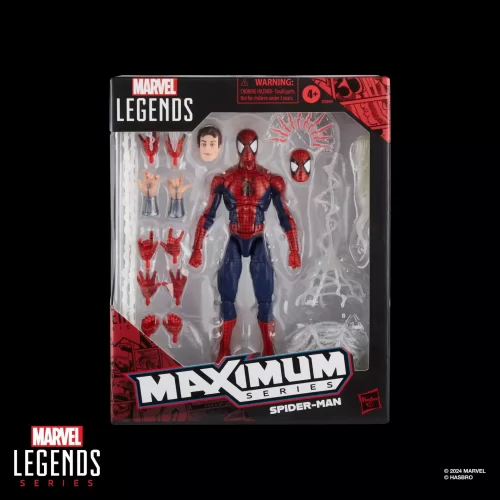 Hasbro Marvel Legends Maximum Series Spider-Man in packaging.