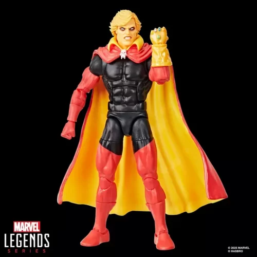 Hasbro Marvel Legends Series Infinity Gauntlet with Infinity Gauntlet raised.