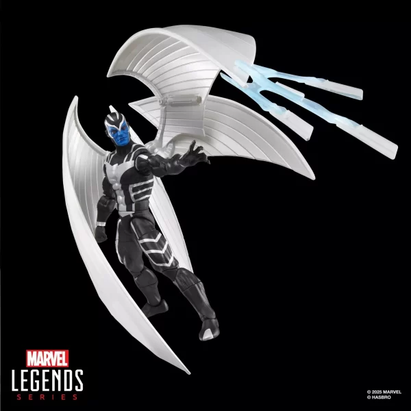 Hasbro Marvel Legends Series X-Force Archangel wing blade attack.