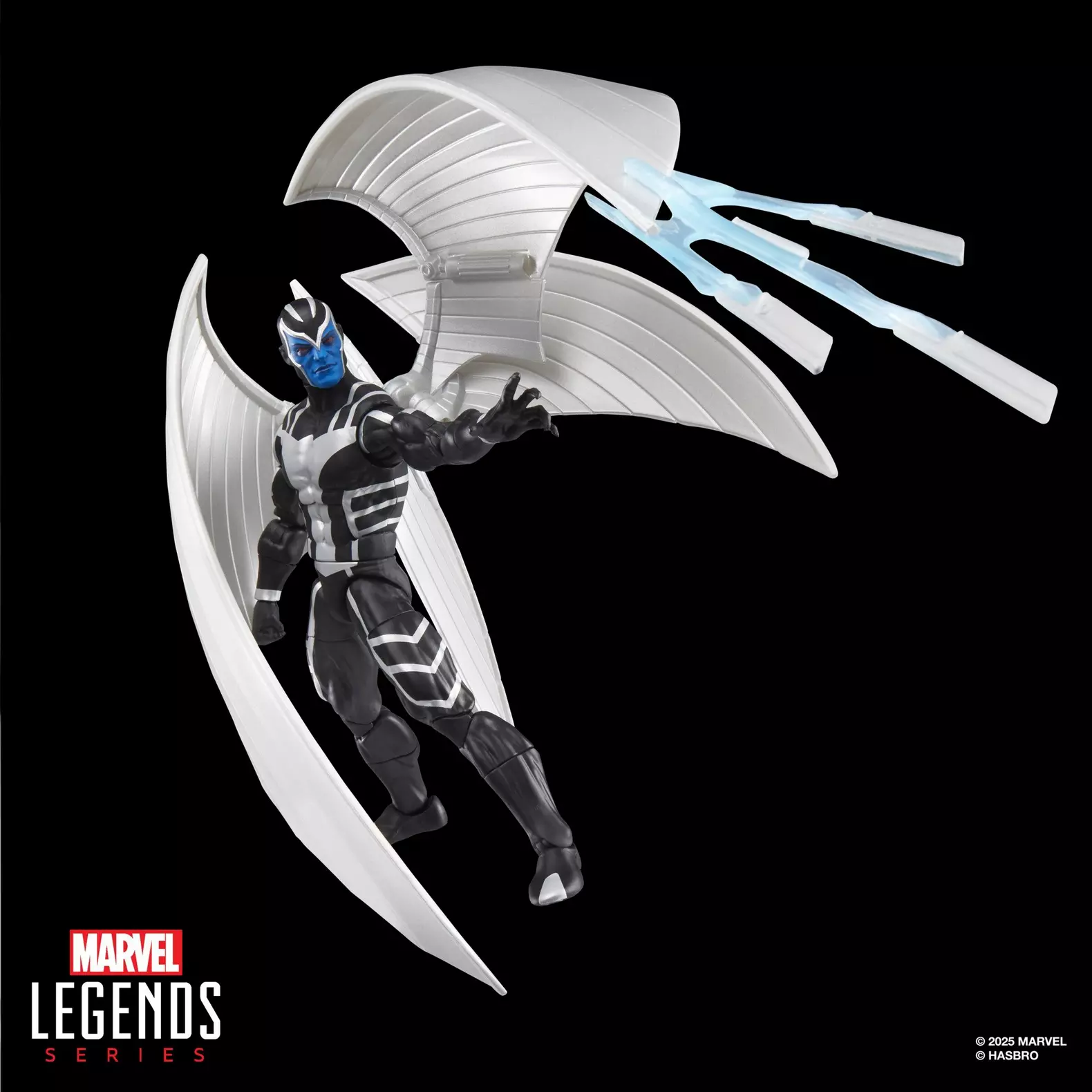Hasbro Marvel Legends Series X-Force Archangel wing blade attack.