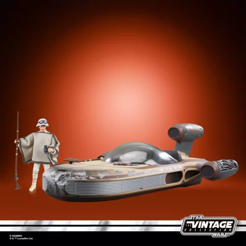 Hasbro Star Wars The Vintage Collection Landspeeder with Luke Skywalker.