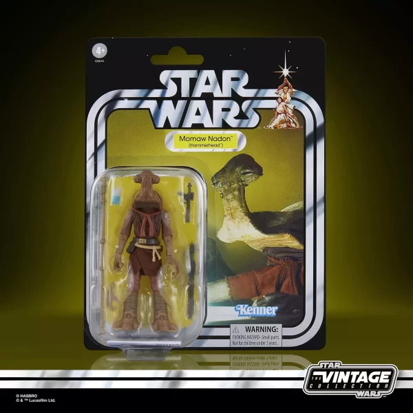 Hasbro Star Wars The Vintage Collection Momaw Nadon in packaging.