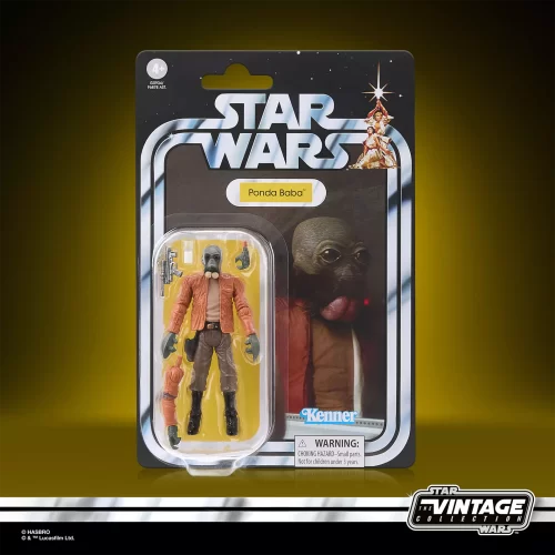 Hasbro Star Wars The Vintage Collection Ponda Baba in packaging.