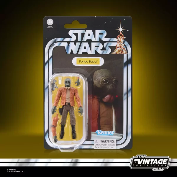 Hasbro Star Wars The Vintage Collection Ponda Baba in packaging.