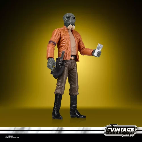 Hasbro Star Wars The Vintage Collection Ponda Baba standing with glass in hand.