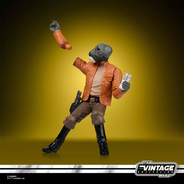 Hasbro Star Wars The Vintage Collection Ponda Baba with severed arm flying through the air.