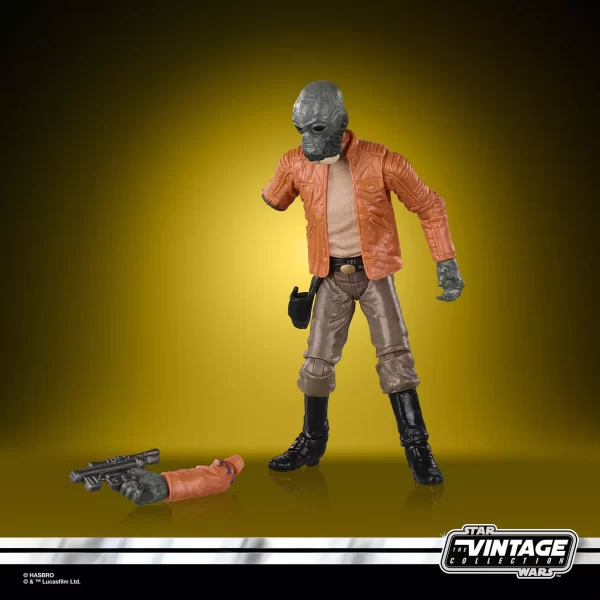 Hasbro Star Wars The Vintage Collection Ponda Baba with arm on floor.