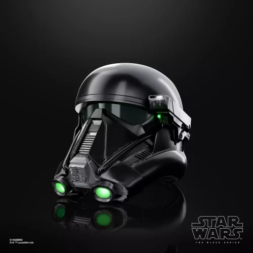 Hasbro Star Wars The Black Series Imperial Death Trooper Helmet.