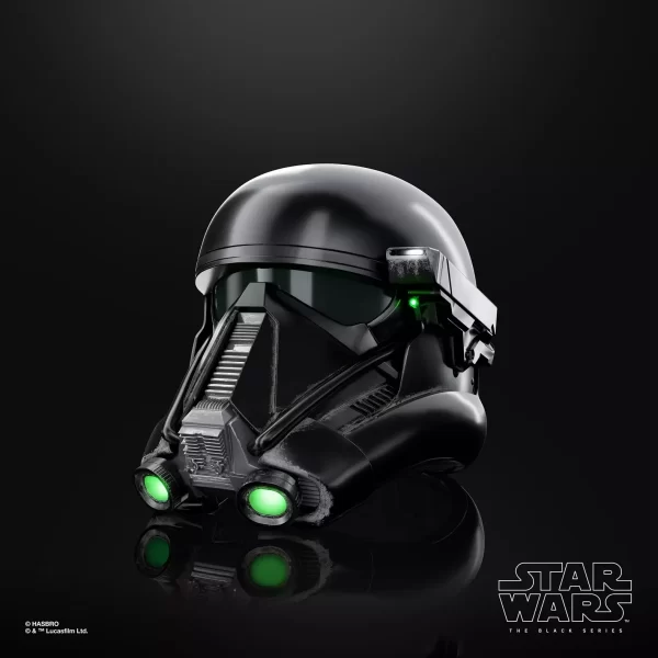 Hasbro Star Wars The Black Series Imperial Death Trooper Helmet.