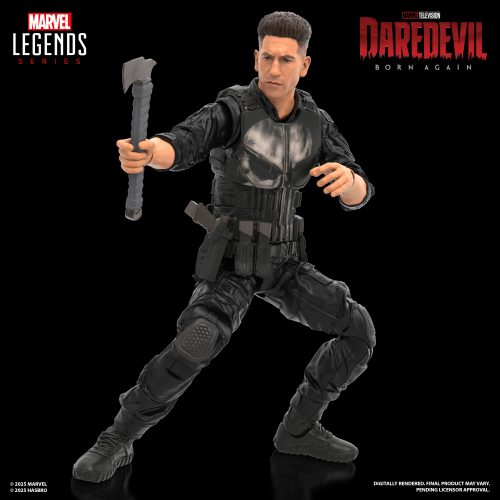 Hasbro Marvel Legends Punisher Daredevil Born again with axe in hand.