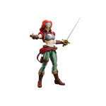 Boss Fight Epic H.A.C.K.S. Red Sonja Steampunk Legend with pistol and sword.