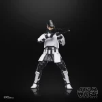 Hasbro Star Wars The Black Series ISB Tactical Agent aiming rifle blaster.