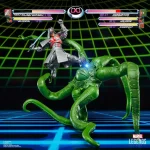 Hasbro Marvel Legends Gamerverse Gargantos getting kick by Silver Samurai.