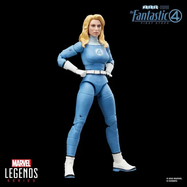 Hasbro Marvel Legends Invisible Woman (Fantastic Four First Steps) in hero pose.