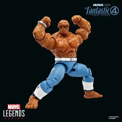 Hasbro Marvel Legends The Thing (Fantastic Four First Steps) in flexing pose.