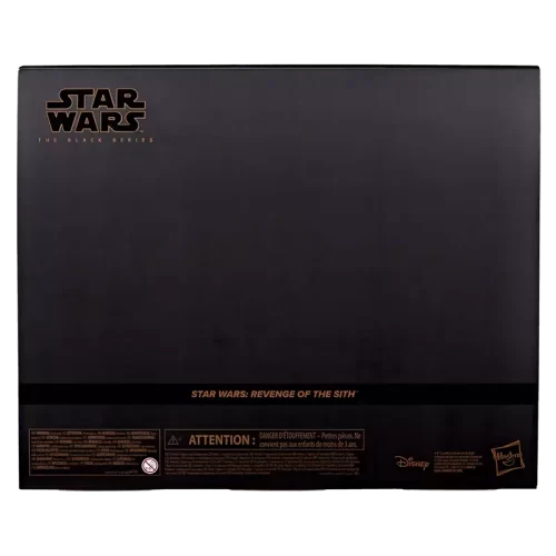 Hasbro Star Wars The Black Series Anakin Skywalker & Obi-Wan Kenobi back of box.