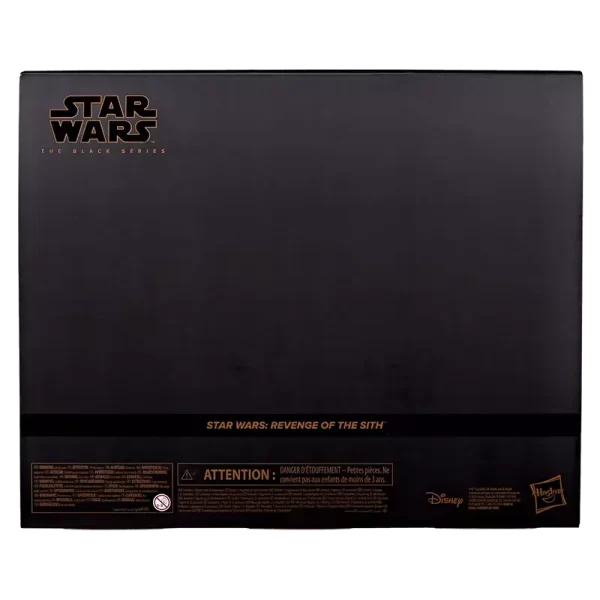 Hasbro Star Wars The Black Series Anakin Skywalker & Obi-Wan Kenobi back of box.
