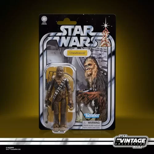 Hasbro Star Wars The Vintage Collection Chewbacca in packaging.