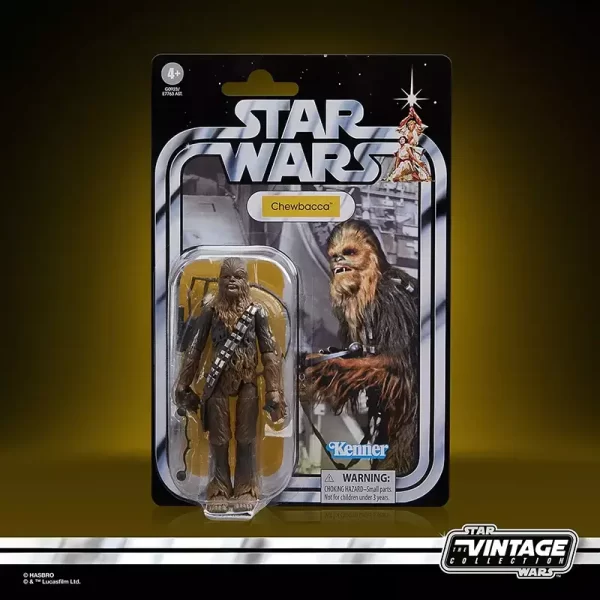 Hasbro Star Wars The Vintage Collection Chewbacca in packaging.