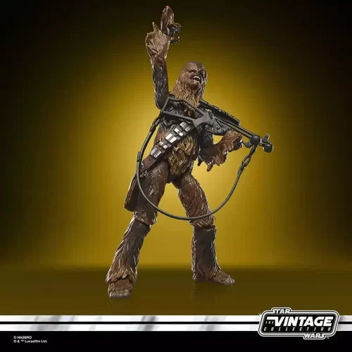Hasbro Star Wars The Vintage Collection Chewbacca signaling.