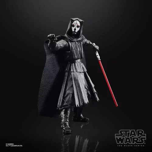 Hasbro Star Wars The Black Series Gaming Greats Darth Nihilus using the force.