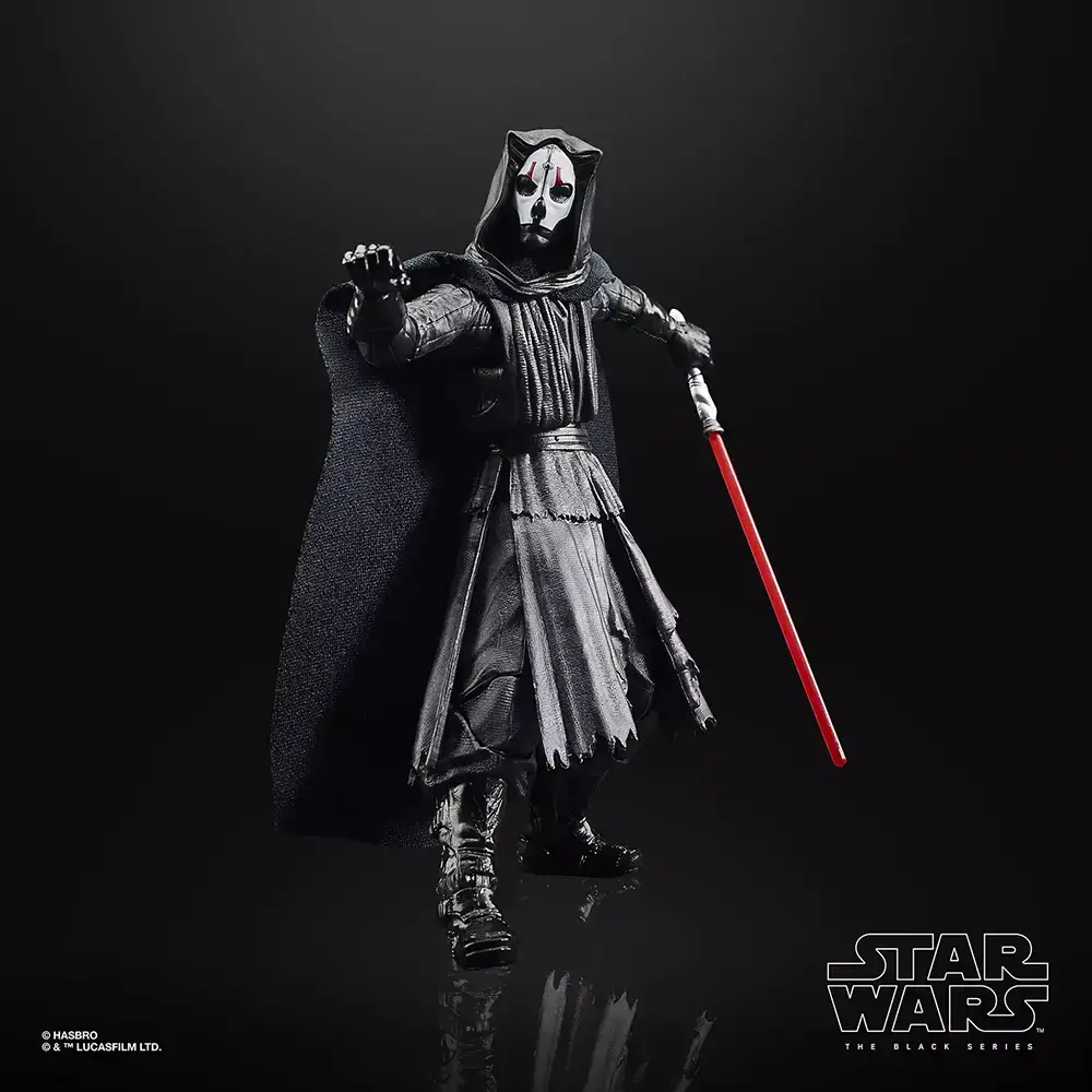 Hasbro Star Wars The Black Series Gaming Greats Darth Nihilus using the force.