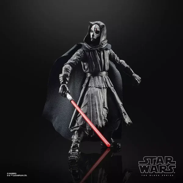 Hasbro Star Wars The Black Series Gaming Greats Darth Nihilus ready to duel.