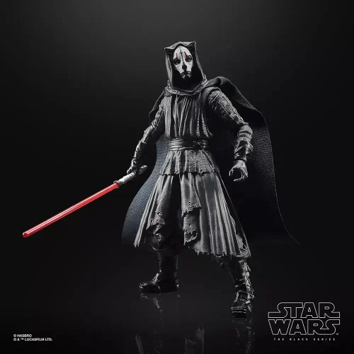 Hasbro Star Wars The Black Series Gaming Greats looking head on with lightsaber in hand.