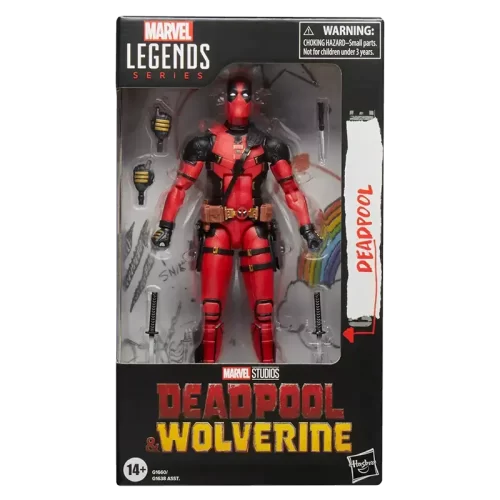 Hasbro Marvel Legends Deadpool (Deadpool & Wolverine) in packaging.