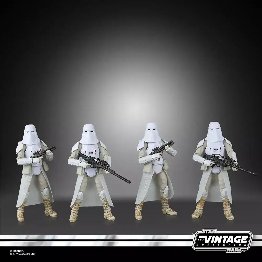 Hasbro Star Wars The Vintage Collection Snowtrooper 4-Pack.