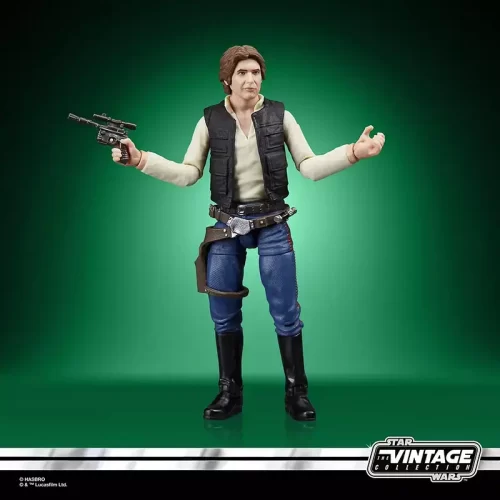 Hasbro Star Wars The Vintage Collection Han Solo in iconic pose.