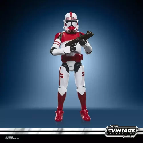Hasbro Star Wars The Vintage Collection Imperial Shock Trooper at parade rest.