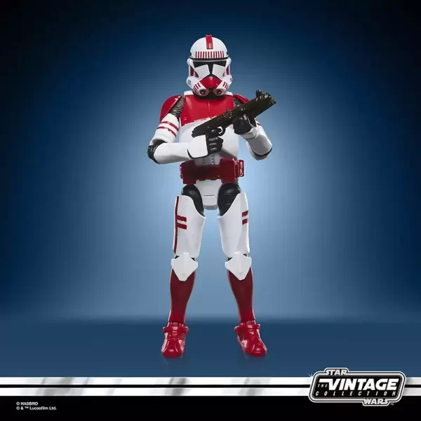 Hasbro Star Wars The Vintage Collection Imperial Shock Trooper at parade rest.