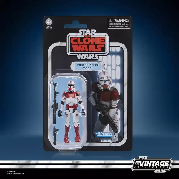 Hasbro Star Wars The Vintage Collection Imperial Shock Trooper in packaging.