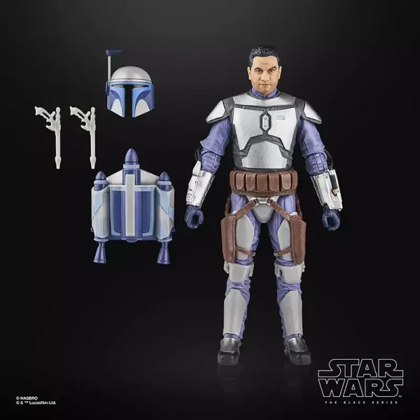 Hasbro Star Wars The Black Series Jango Fett with accessories.