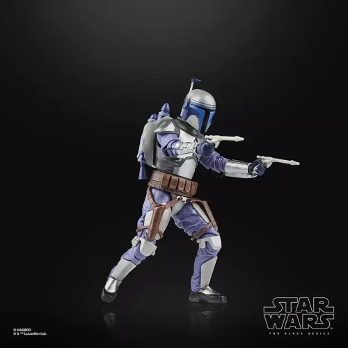 Hasbro Star Wars The Black Series Jango Fett with duel blasters.