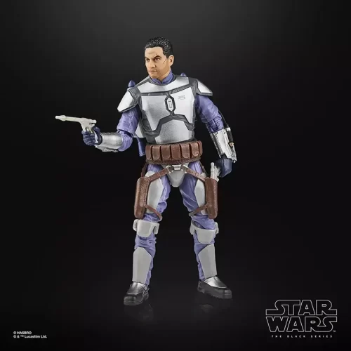 Hasbro Star Wars The Black Series Jango Fett quick draw pose.