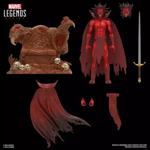 Hasbro Marvel Legends Marvel's Mephisto with Infernal Throne accessories version 2.