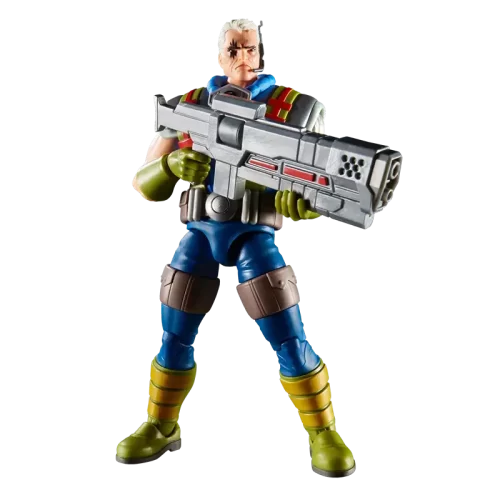 Hasbro Marvel Legends X-Men '97 Cable at parade rest.