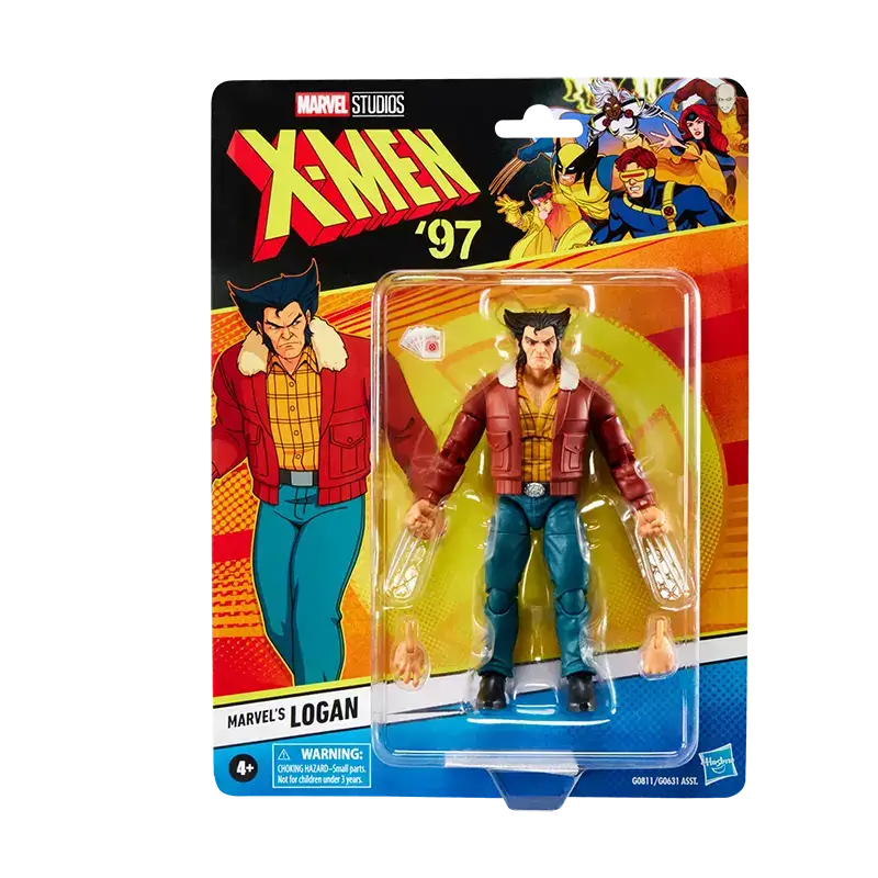 Hasbro Marvel Legends X-Men '97 Logan in packaging.