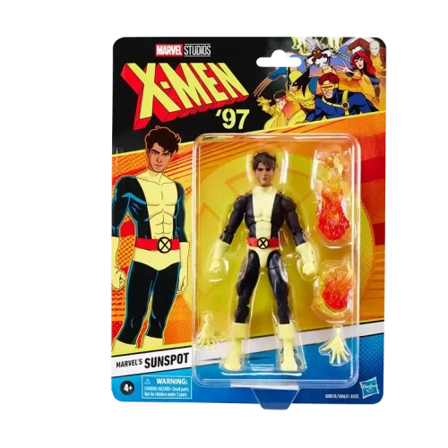 Hasbro Marvel Legends X-Men '97 Sunspot in packaging.