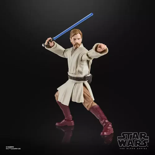 Hasbro Star Wars The Black Series Obi-Wan Kenobi (Revenge of the Sith) ready to fight.