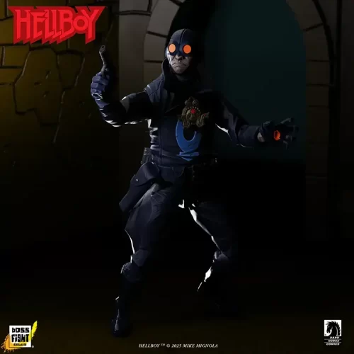 Boss Fight Studio Hellboy Lobster Johnson (The Iron Prometheus) 1:12 scale action figure.