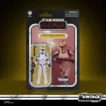Hasbro Star Wars The Vintage Collection Clone Trooper Lieutenant (Teth) in packaging.