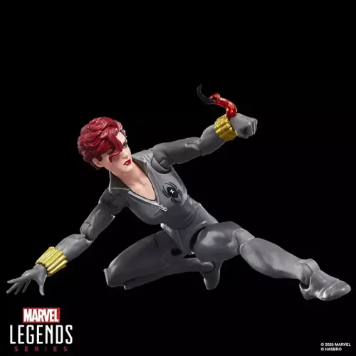 Hasbro Marvel Legends Black Widow from Uncanny X-Men #268. Part of the second mini comic wave.