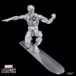Hasbro Marvel Legends Silver Surfer (Silver Surfer #1) on surf board.