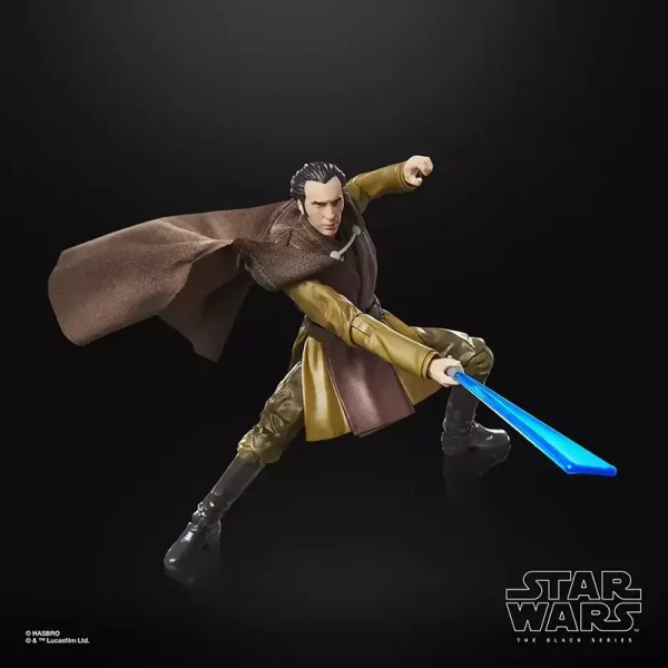 Black Series Jedi Master Dooku Hasbro Star Wars The Black Series Jedi Master Dooku swinging lightsaber.