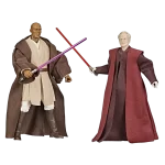 Hasbro Star Wars The Black Series Mace Windu & Darth Sidious dueling.